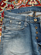 Replay Faded Light WashED RELAXED Bootcut JEANS - 32
