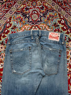 Replay Faded Light WashED RELAXED Bootcut JEANS - 32