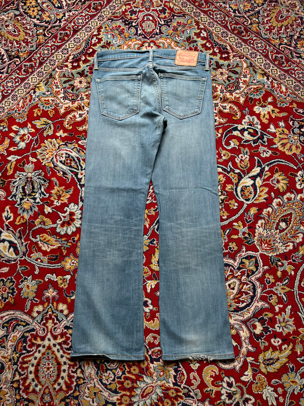 Levis 527 Faded Light WashED Bootcut JEANS - 32