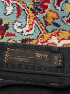 Marlboro Classics Yellowstone Black Cotton Flax Straight FIT JEANS  - 32