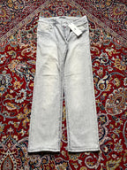 Vintage Dolce & Gabbana Gray Acid Wash Faded Straight FIT JEANS - 34