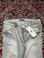 Vintage Dolce & Gabbana Gray Acid Wash Faded Straight FIT JEANS - 34