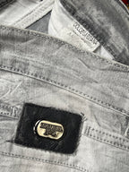 Vintage Dolce & Gabbana Gray Acid Wash Faded Straight FIT JEANS - 34