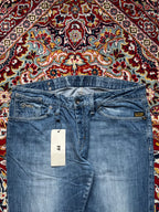 G-Star Raw 3301 Blue Faded Bootcut JEANS - 36