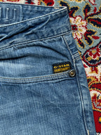 G-Star Raw 3301 Blue Faded Bootcut JEANS - 36