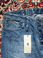 G-Star Raw 3301 Blue Faded Bootcut JEANS - 36