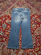 G-Star Raw 3301 Blue Faded Bootcut JEANS - 36