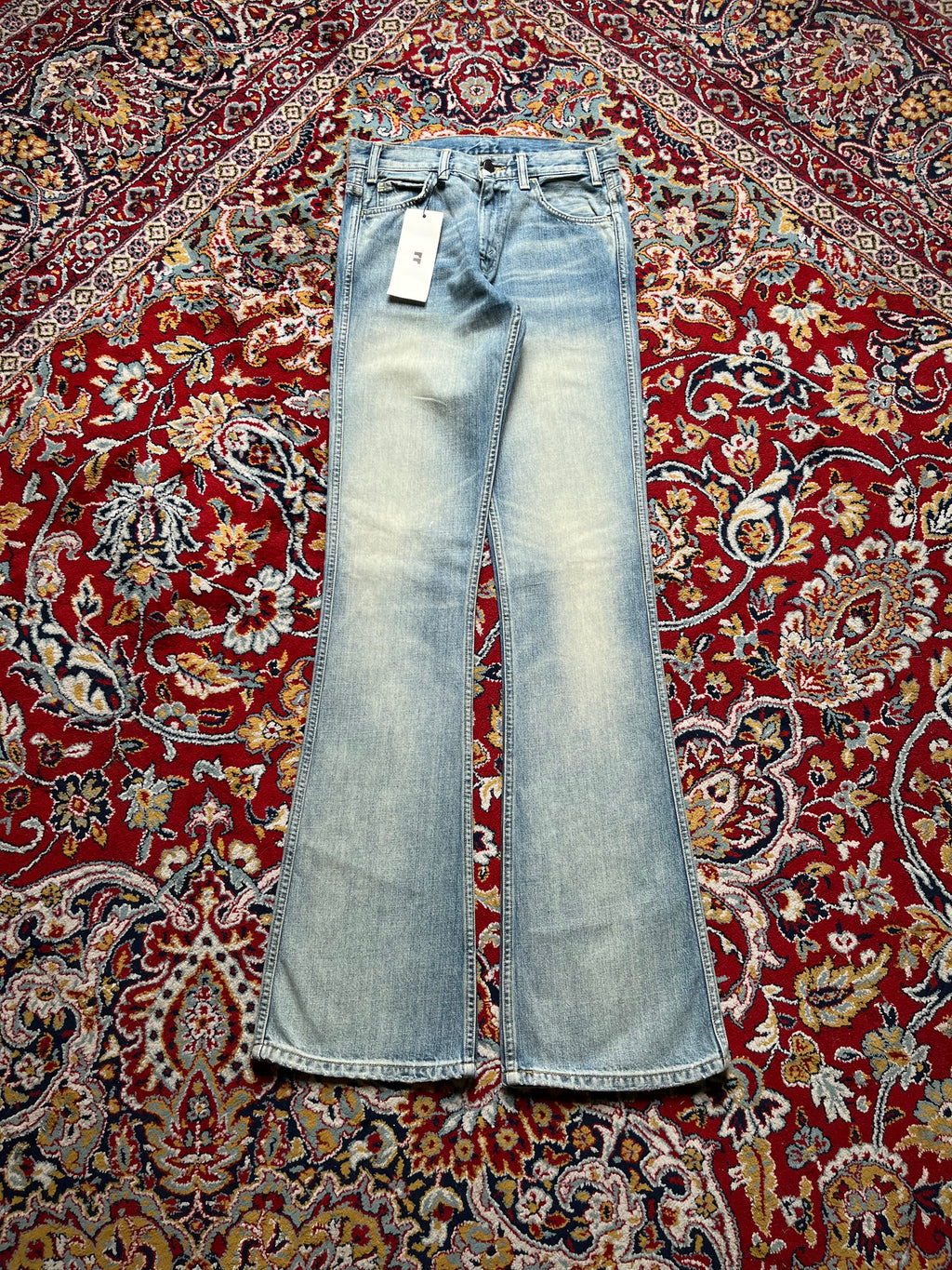 Vintage Levi's Flared Light WashED Faded JEANS - 26