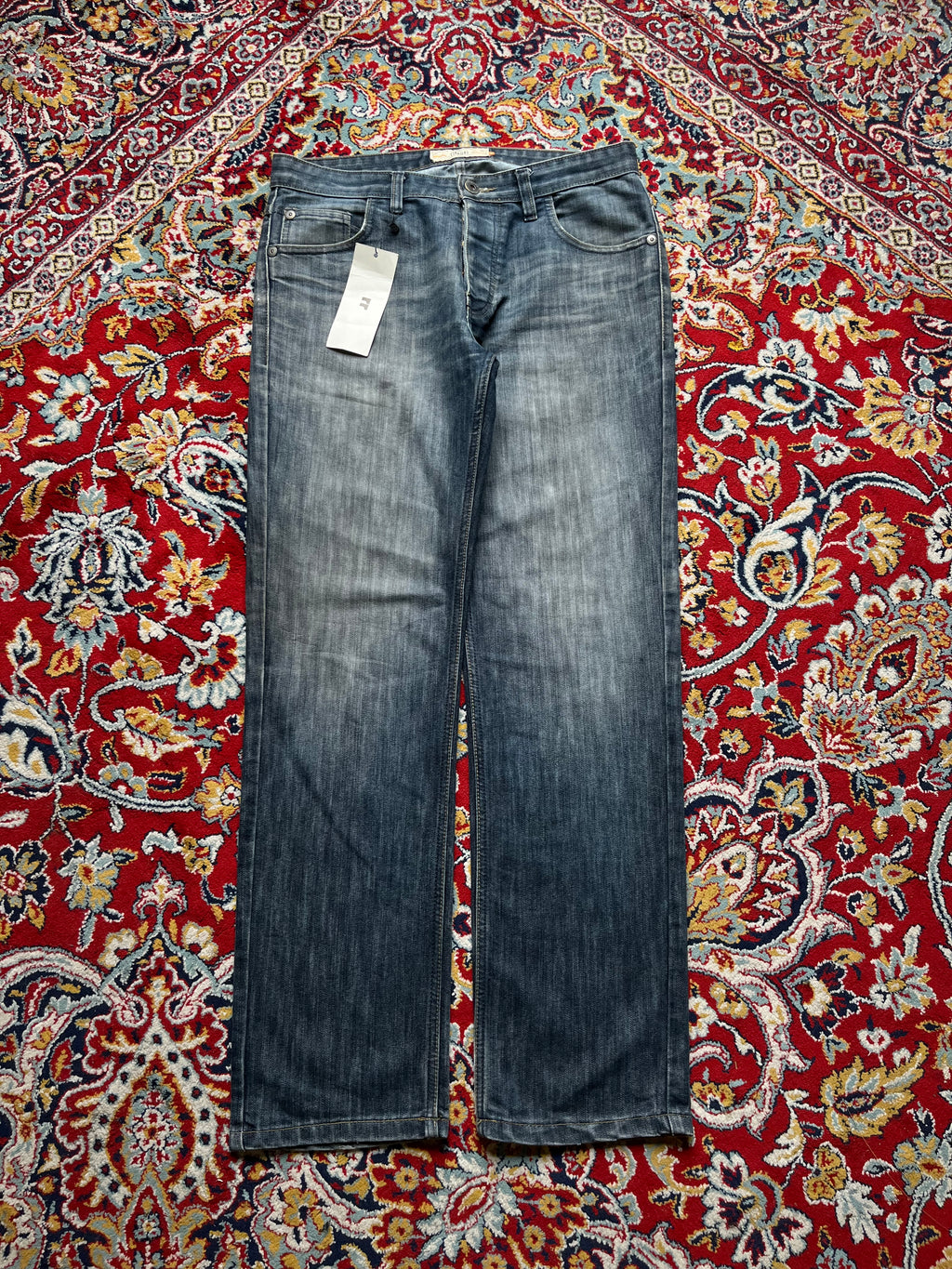 Next Straight FIT Blue WashED JEANS - 32