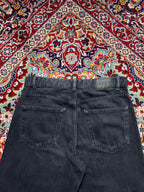 Pull & Bear Wide FIT Baggy High Waisted Faded Black JEANS - 30