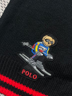 Polo Ralph Lauren Downhill Skier Bear Knit Muffler