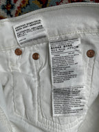 Levi's 501 Straight FIT White Classic JEANS - 30