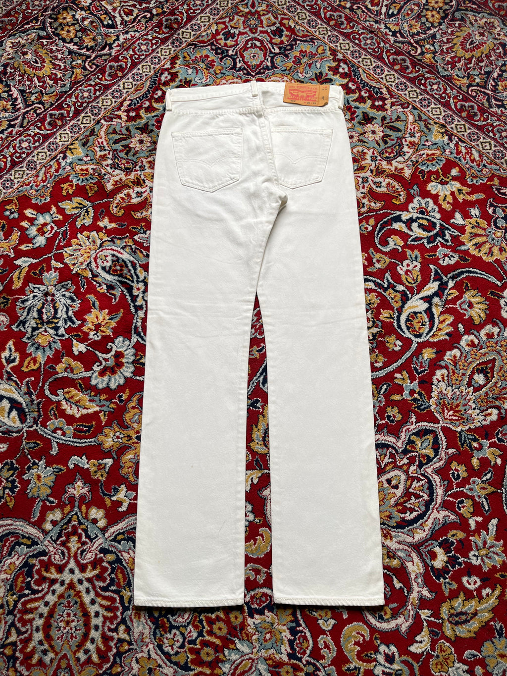 Levi's 501 Straight FIT White Classic JEANS - 30