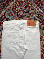 Levi's 501 Straight FIT White Classic JEANS - 30