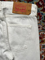Levi's 501 Straight FIT White Classic JEANS - 30