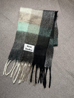 Acne Studios(NOT AUTHENTIC) Plaid Check Mohair Wool Scarf