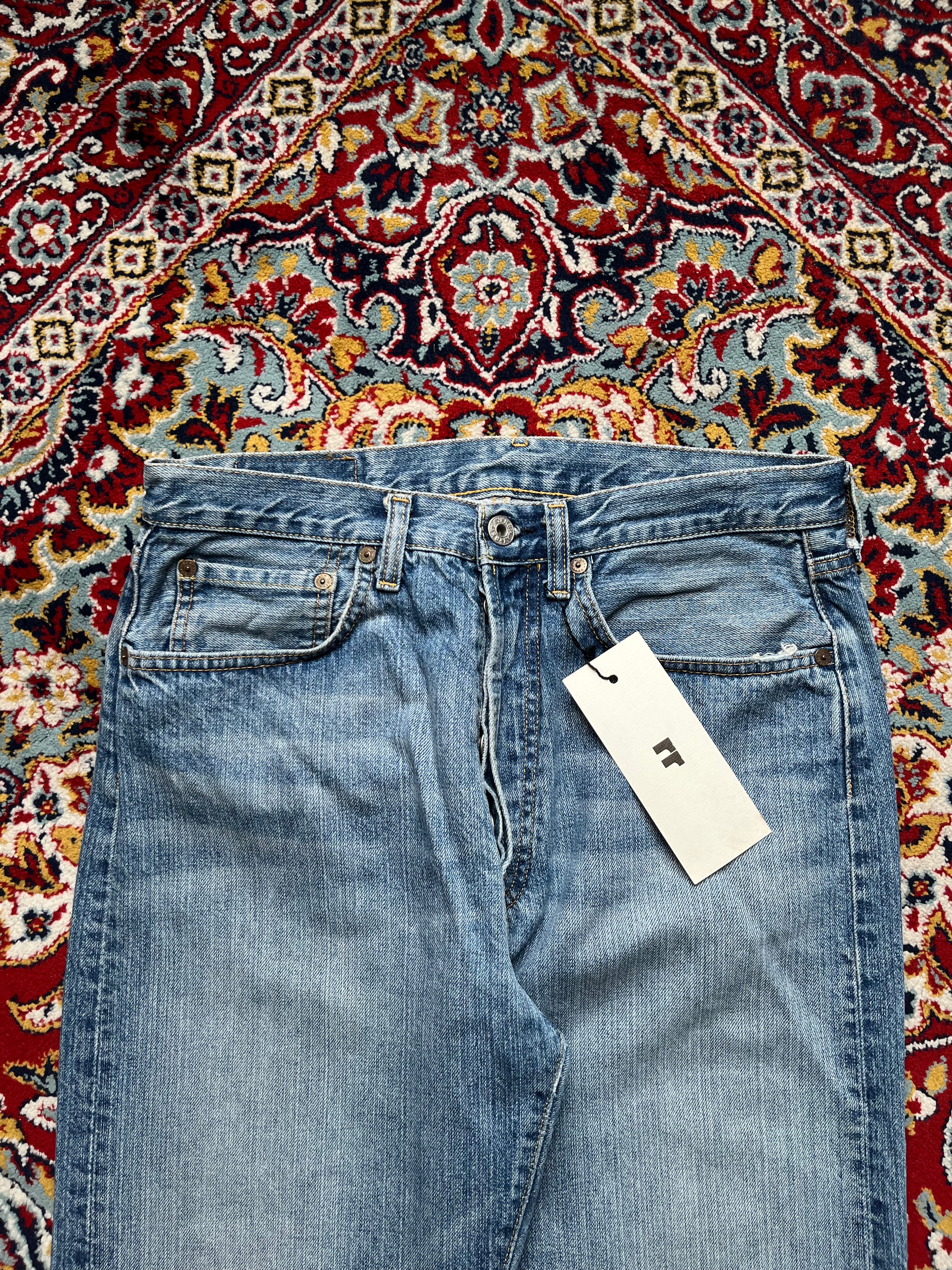 Vintage Replay Blue Straight Wide FIT Jeans - 30