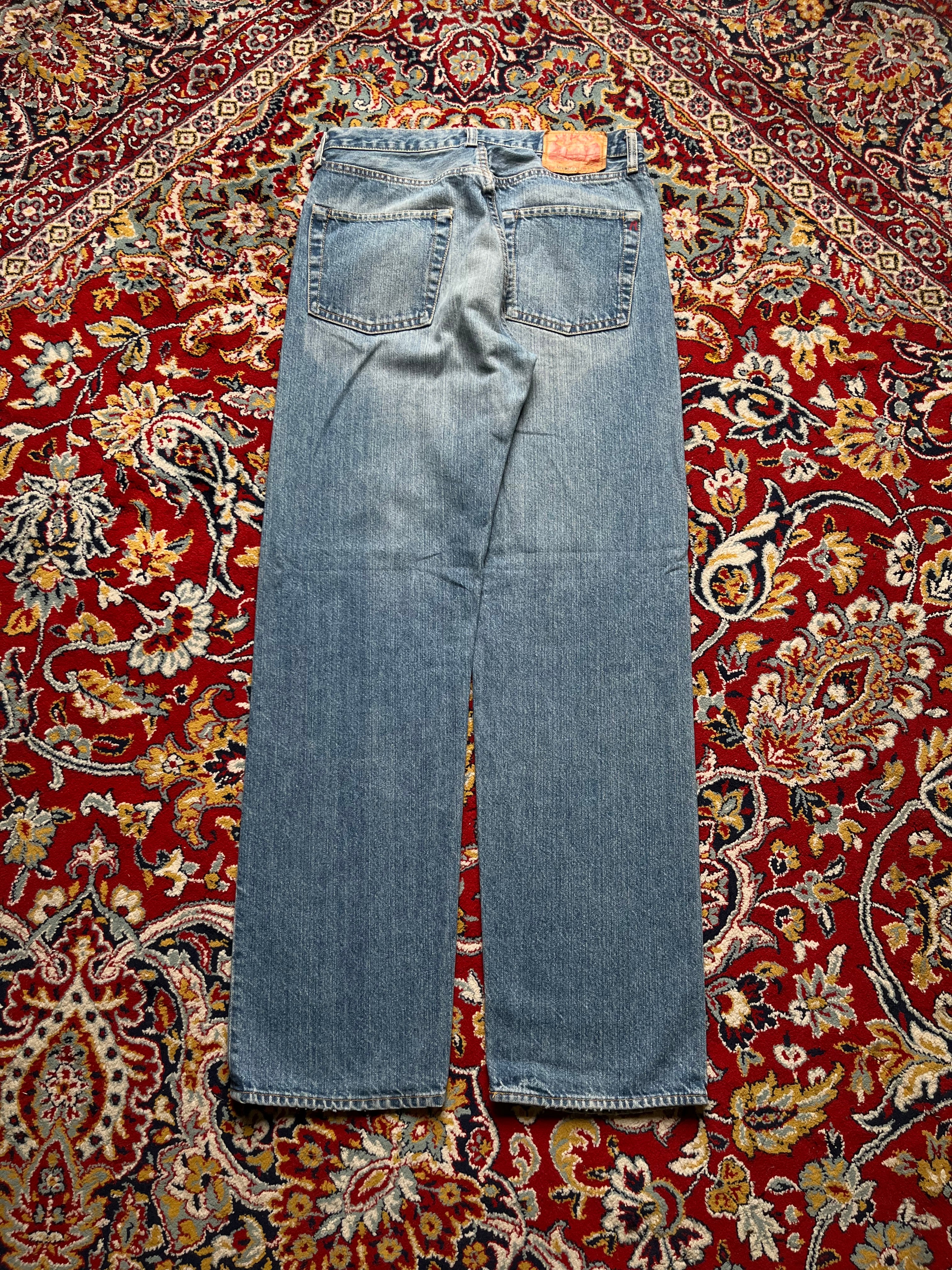Vintage Replay Blue Straight Wide FIT Jeans - 30