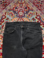 Vintage Orange Tab Levi's Faded Black Straight FIT Jeans - 30