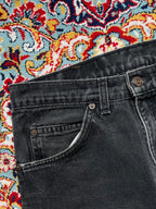 Vintage Orange Tab Levi's Faded Black Straight FIT Jeans - 30