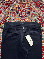 AJ Armani Jeans Men's Navy Blue Straight FIT Cotton Pants - 34