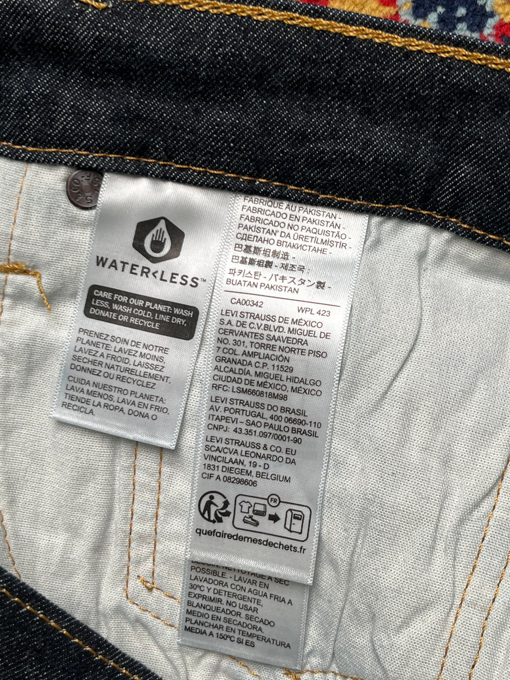 Levi's 511 Slim Fit Rigid Indigo Dark WashED Premium Jeans - 34