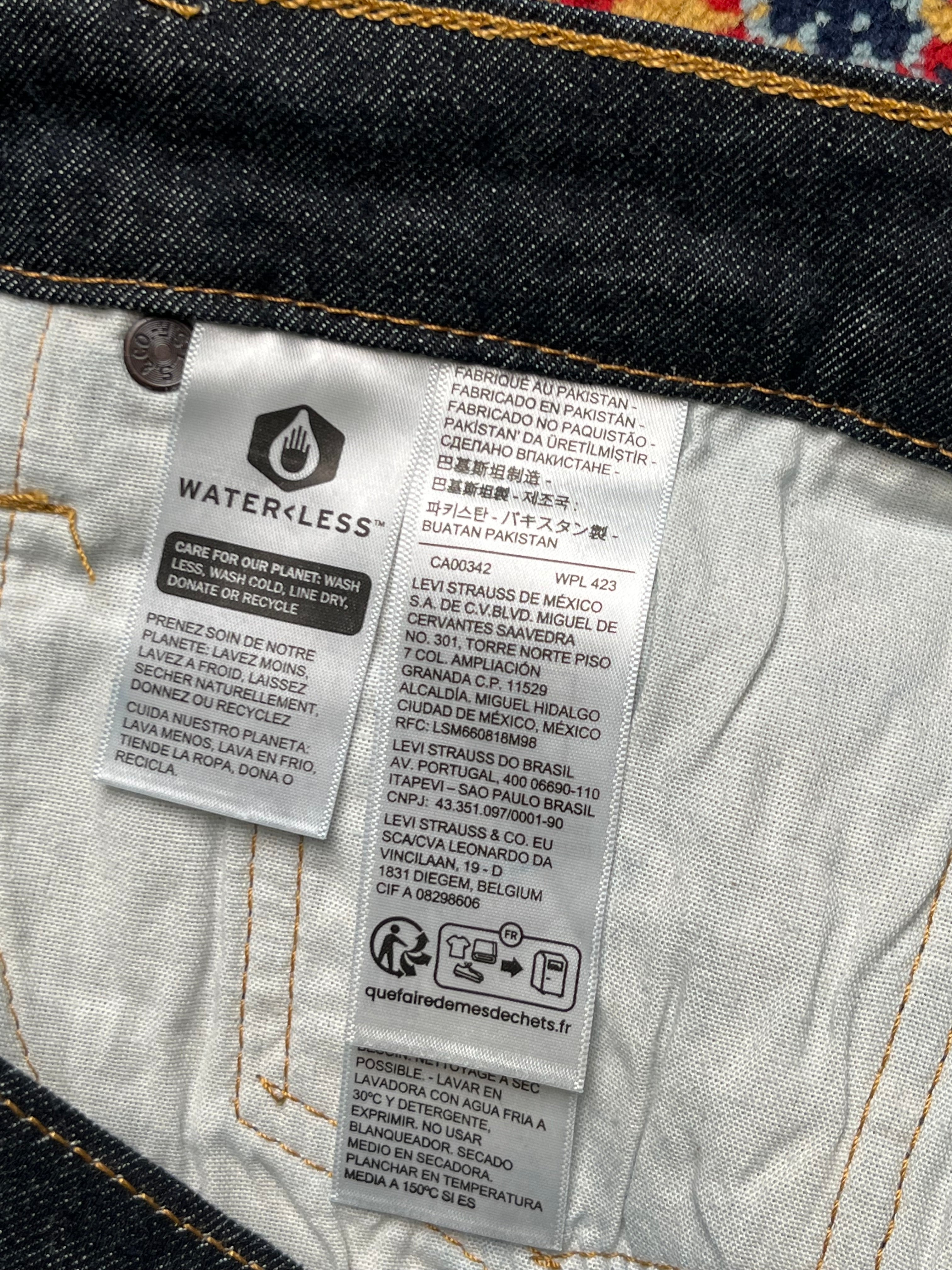 Levi's 511 Slim Fit Rigid Indigo Dark WashED Premium Jeans - 34