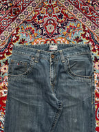 Vintage Tommy Hilfiger Medium WashED Wide FIT JEANS - 32