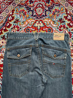 Vintage Tommy Hilfiger Medium WashED Wide FIT JEANS - 32