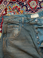 We The Free Mid Rise Horseshoe Barrel Baggy JEANS - 32