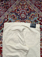 Vintage Versace Jeans Couture Cream Striped Straight FIT Cotton Jeans - 32