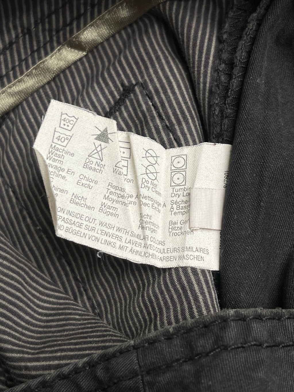 Vintage Esprit Black Multi Pocket Utility Wide FIT Cargo Pants - 28