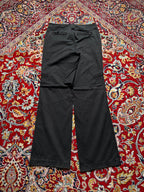 Vintage Esprit Black Multi Pocket Utility Wide FIT Cargo Pants - 28