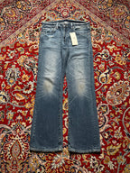Levi's 527 Slim Bootcut Medium WashED Distressed JEANS - 34