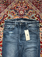 Levi's 527 Slim Bootcut Medium WashED Distressed JEANS - 34