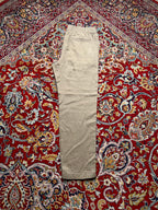 H&M Regular Fit Khaki Linen Drawstring Casual PANTS - 32