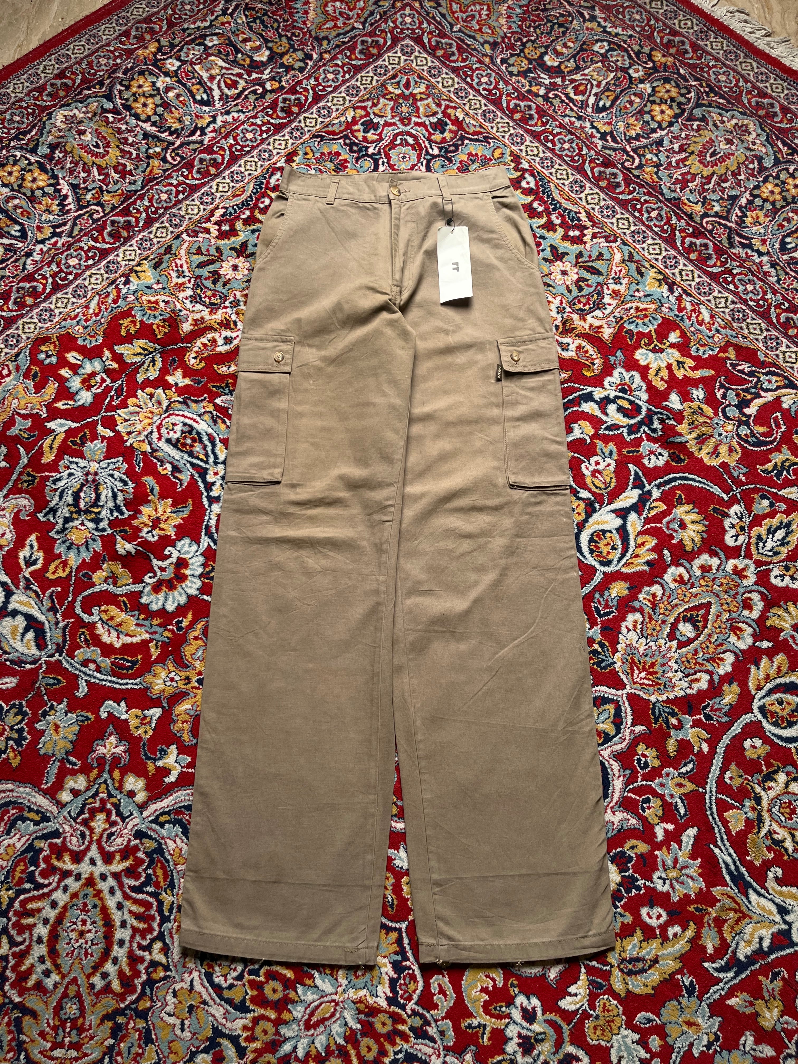 Vintage Liberto Buenos Brown Khaki Cargo PANTS - 28