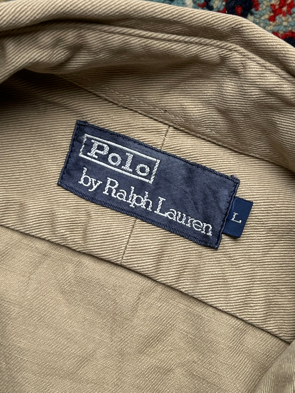 Vintage Polo Ralph Lauren Heavy Twill Button Up Overshirt Jacket - M