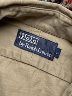 Vintage Polo Ralph Lauren Heavy Twill Button Up Overshirt Jacket - M