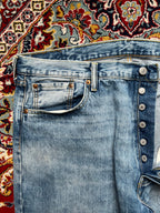 Levi's 501 Straight FIT Light WashED Jeans - 38