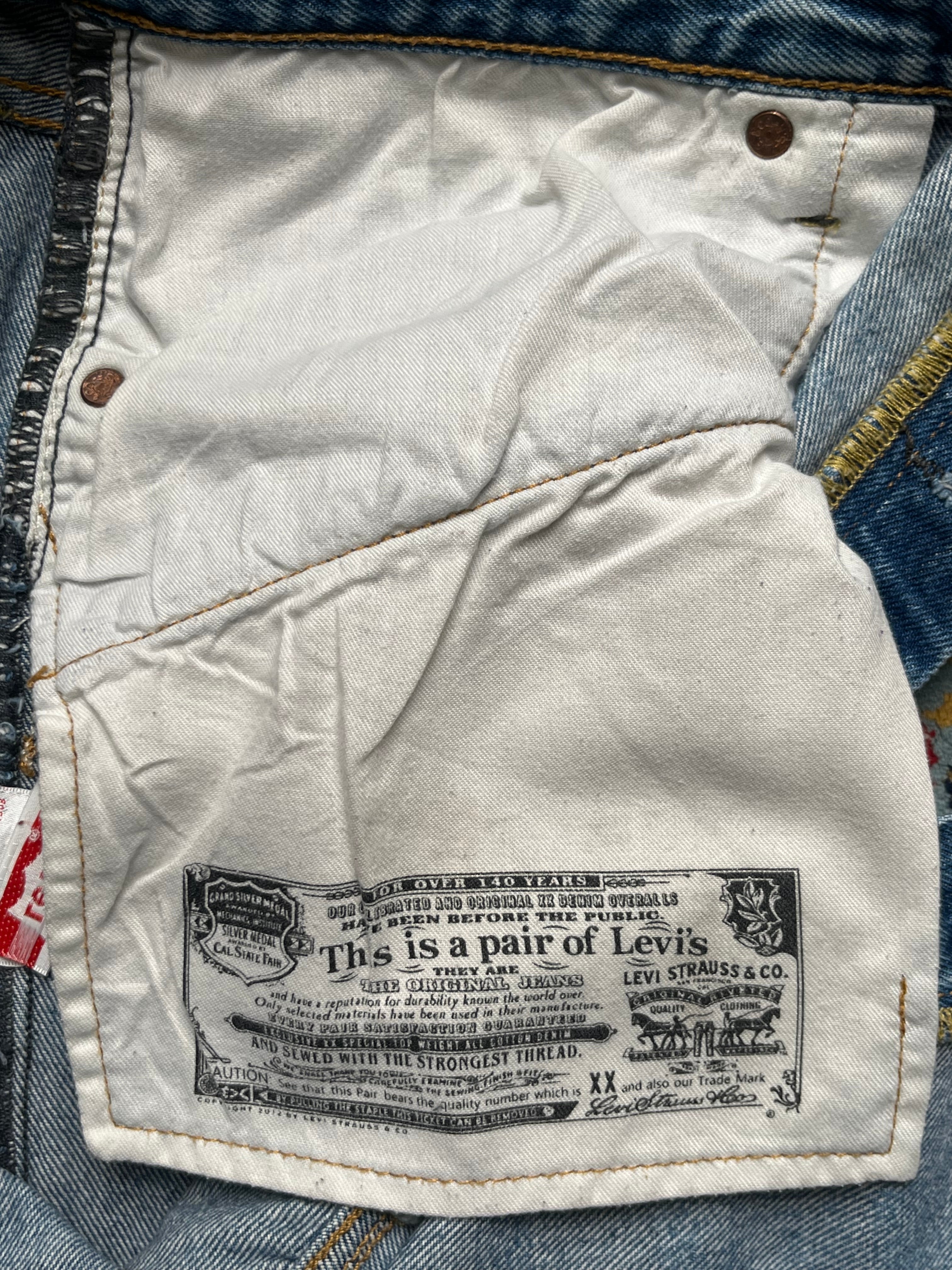 Levi's 501 Straight FIT Light WashED Jeans - 38