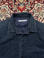 Series Urban Generation Quilted Button Up Padded Denim Jacket - M