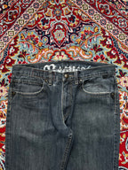 Rinse Request Distressed Straight Fit Jeans - 32