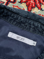 Series Urban Generation Quilted Button Up Padded Denim Jacket - M