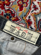 Rinse Request Distressed Straight Fit Jeans - 32