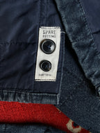 Series Urban Generation Quilted Button Up Padded Denim Jacket - M