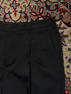 FriSunSat Classic Black Pleated Front Dress PANTS - 34