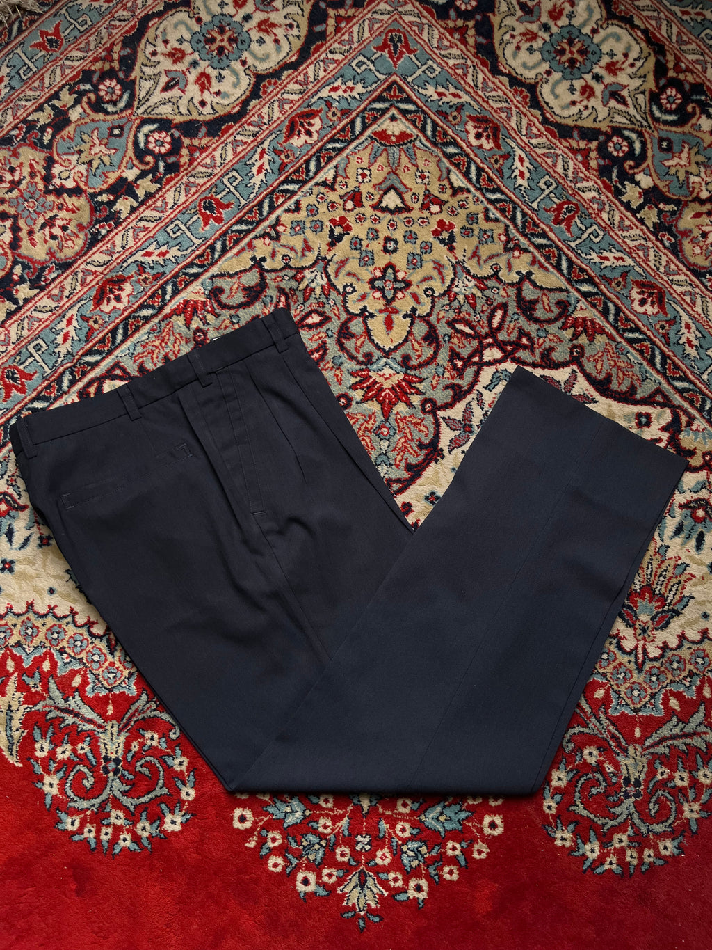 Vintage Masters Augusta National Golf Club Navy Pleated Dress PANTS - 34