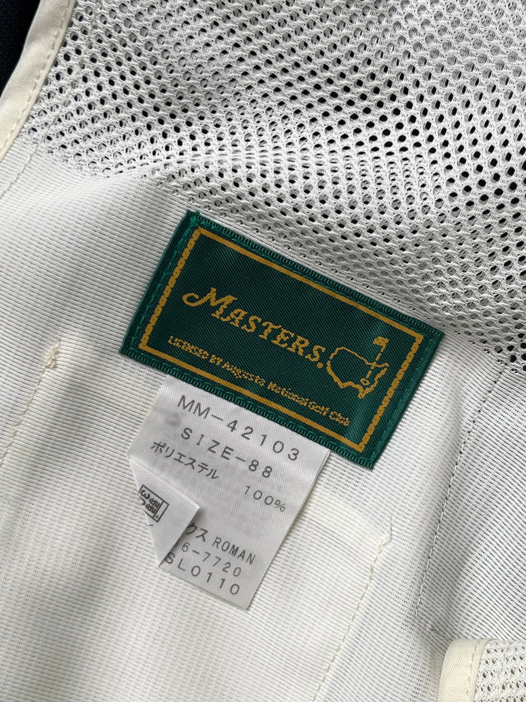 Vintage Masters Augusta National Golf Club Navy Pleated Dress PANTS - 34