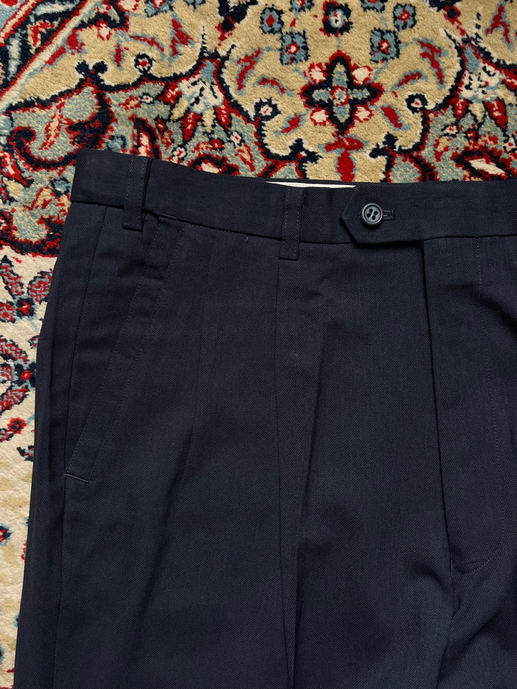 Vintage Masters Augusta National Golf Club Navy Pleated Dress PANTS - 34